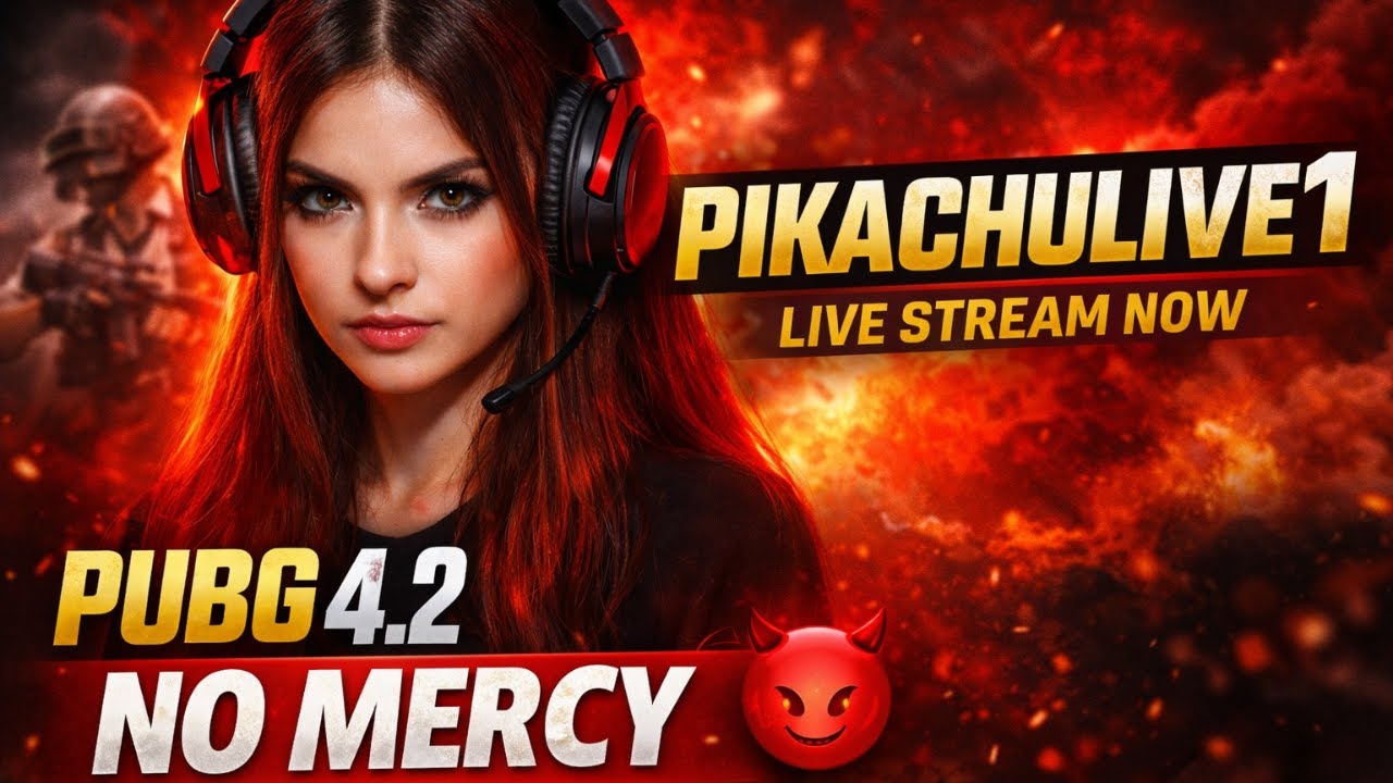 PUBG Mobile 4.2 Live 🔴 | Insane 1v4 Clutches 💥 | Prime Wood Genesis | Pikachulive1