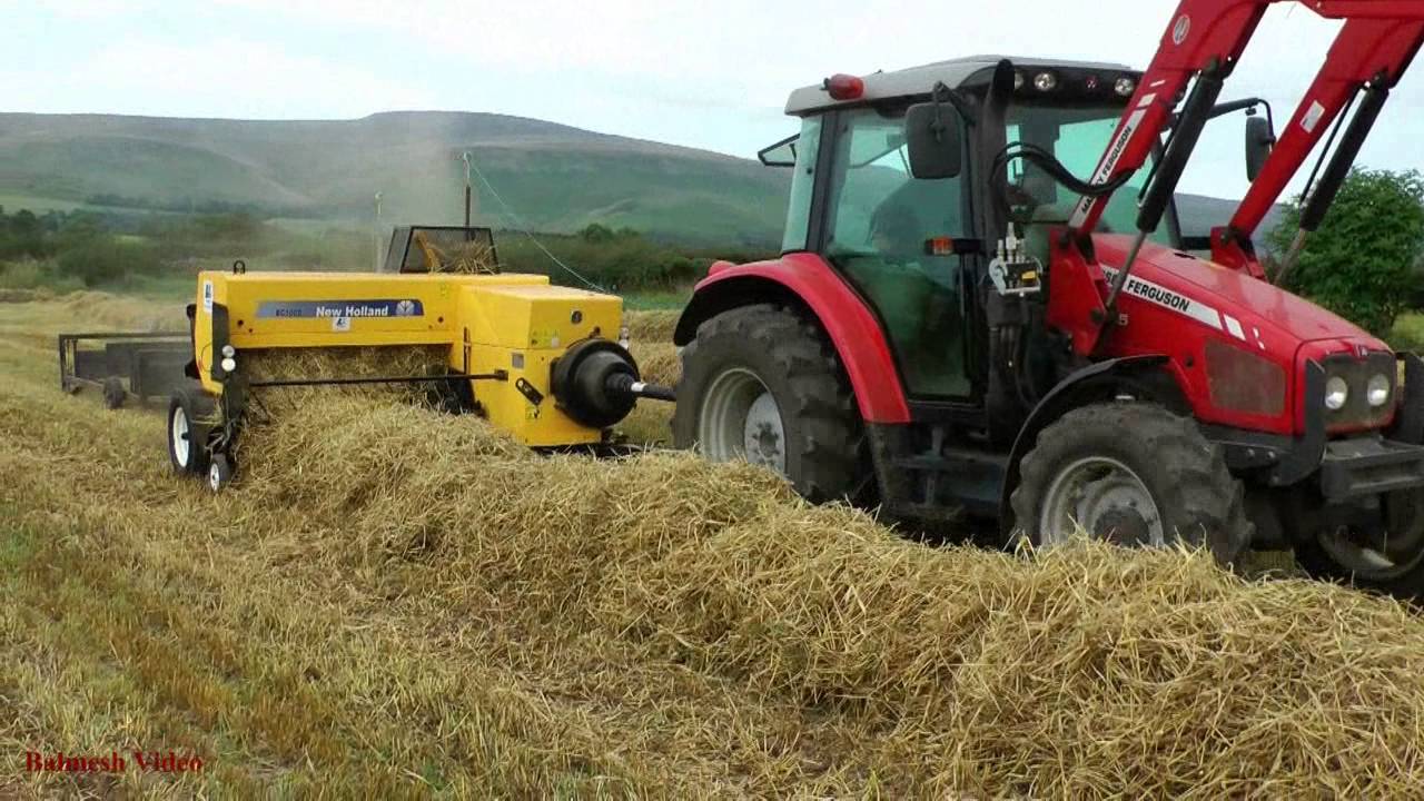 Small Bale Baling with NEW New Holland Baler and 