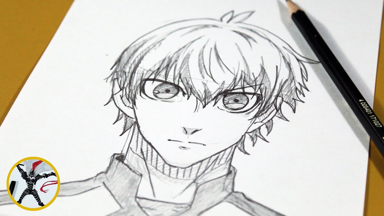 How to Draw Isagi Yoichi Step by Step – Easy Blue Lock Anime Sketch Tutorial