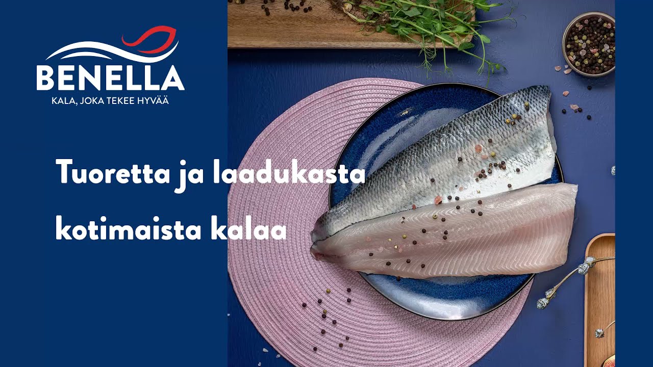 Benella-kala ja Kalatukku E. Eriksson Kespron Food and Inspirations -vrituaalitapahtumassa