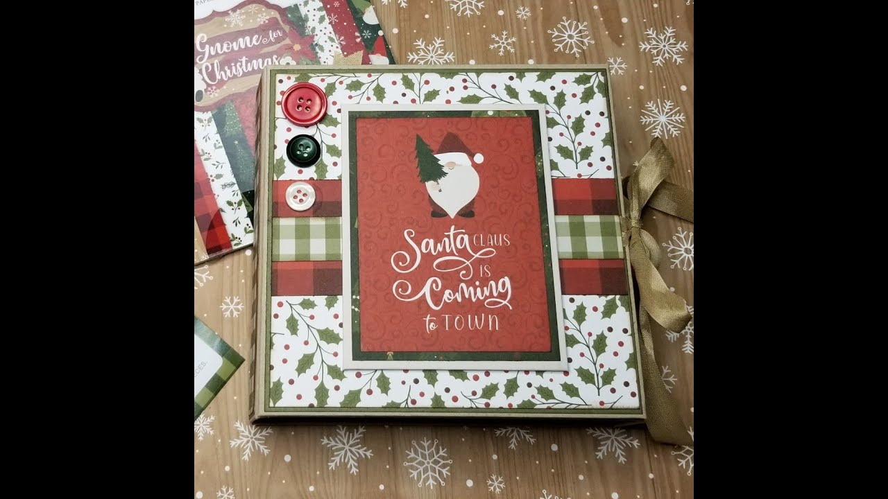 Country Craft Creations DT project - Echo Park Gnome for Christmas Album Walkthrough