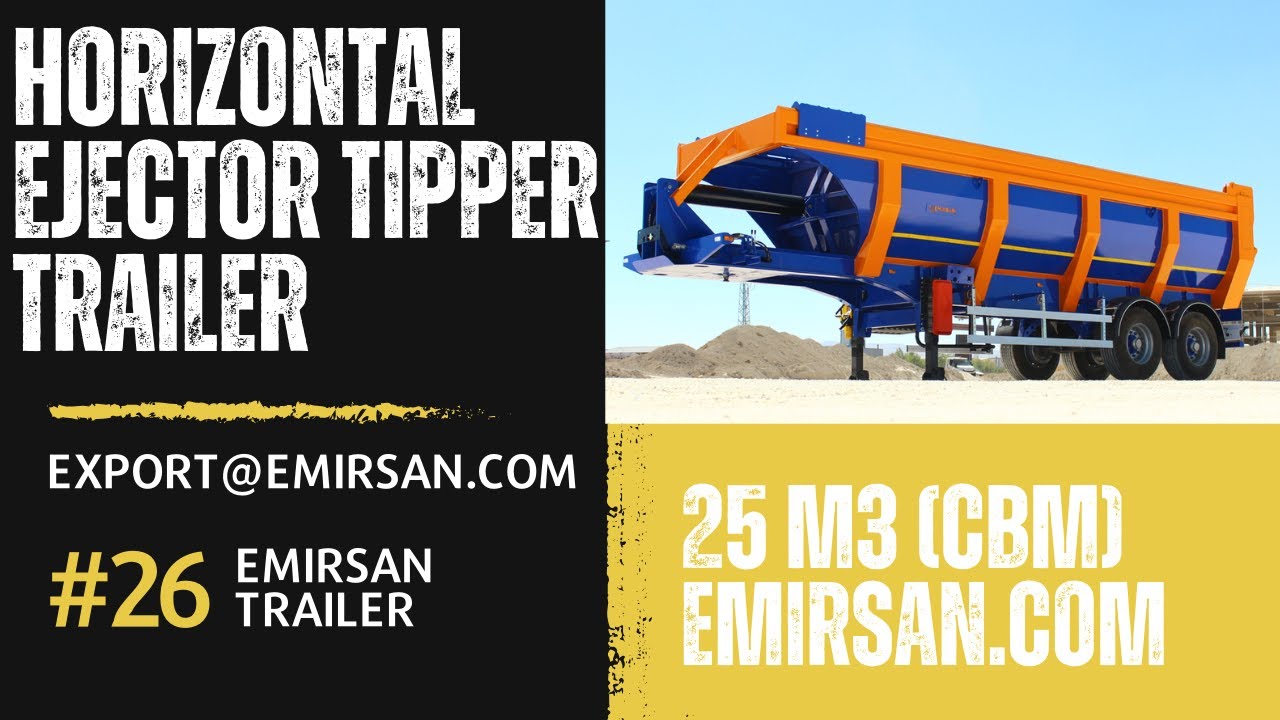 Ejector Semi Trailer | Horizontal Ejector Discharge System