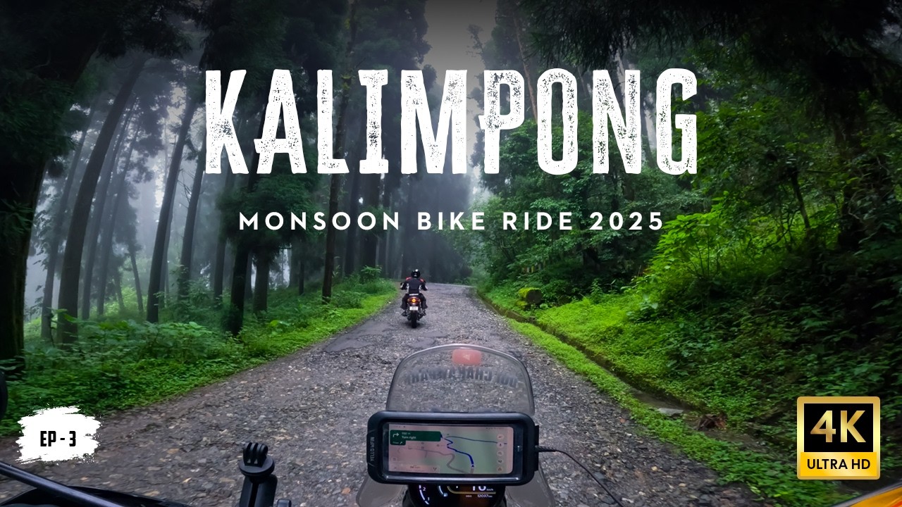 Kolkata to Kalimpong Bike Trip 2025 | Monsoon Ride | Kalimpong Road Conditions