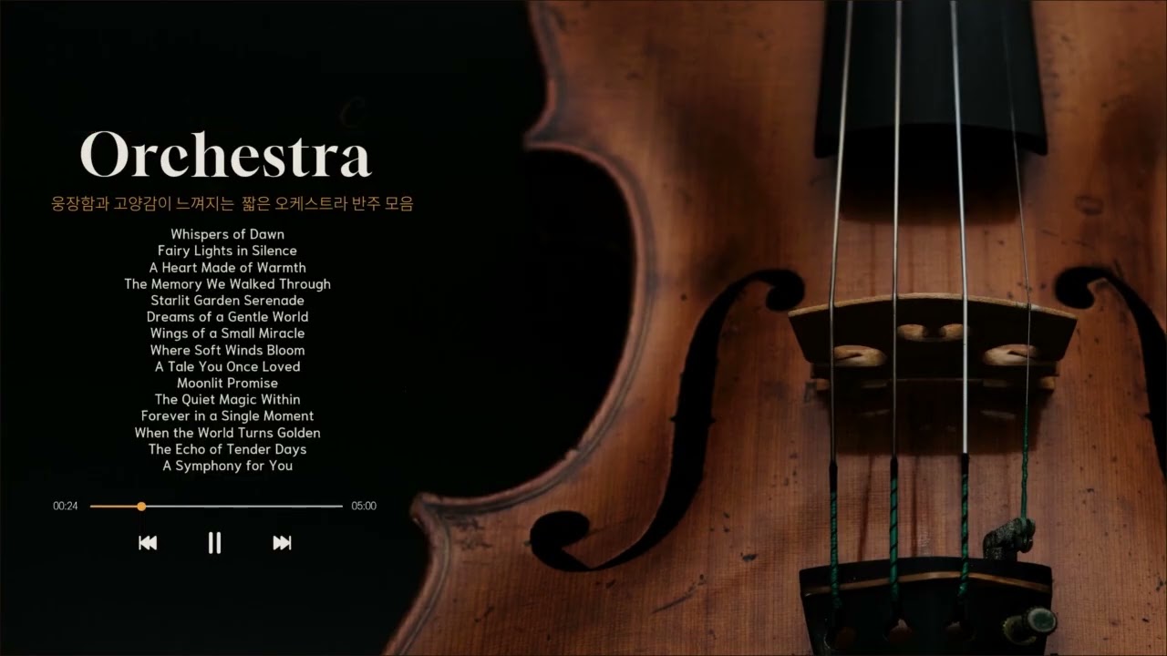 [Play list] 카페에서 듣는 오케스트라 플리