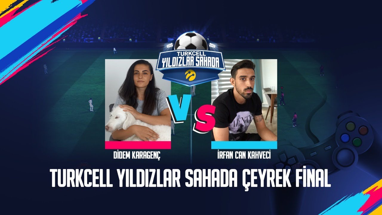#TurkcellYıldızlarSahada çeyrek final maçında Didem Karagenç ile İrfan Can Kahveci karşı karşıya!