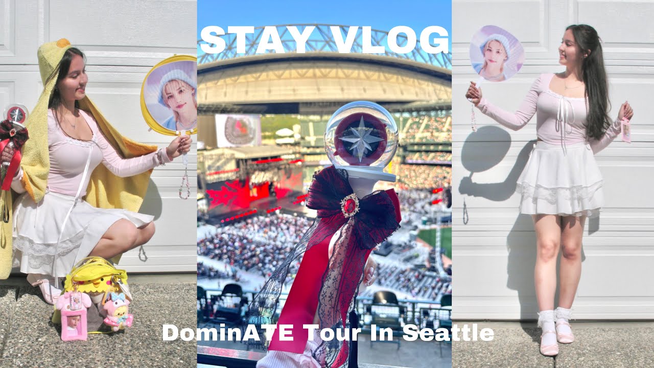 𐙚 [STAY VLOG] ♬⋆˚ SKZ dominATE in Seattle: photocard trading, random play dance, grwm, concert clips
