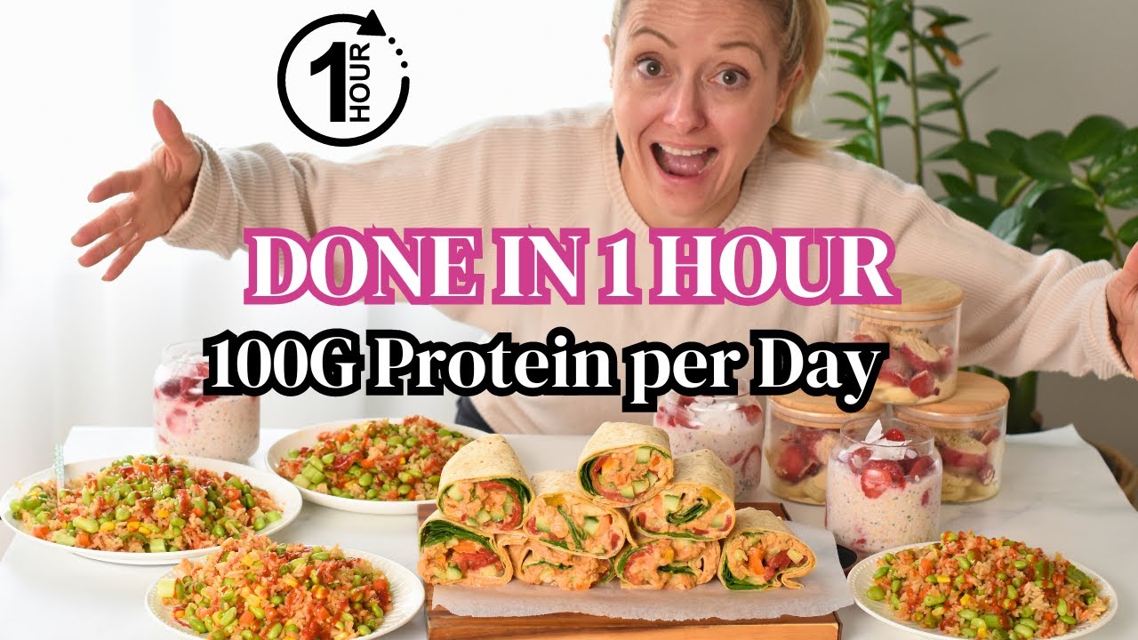 Fast Plant-Based Meal Prepping | 100 G Protein Daily