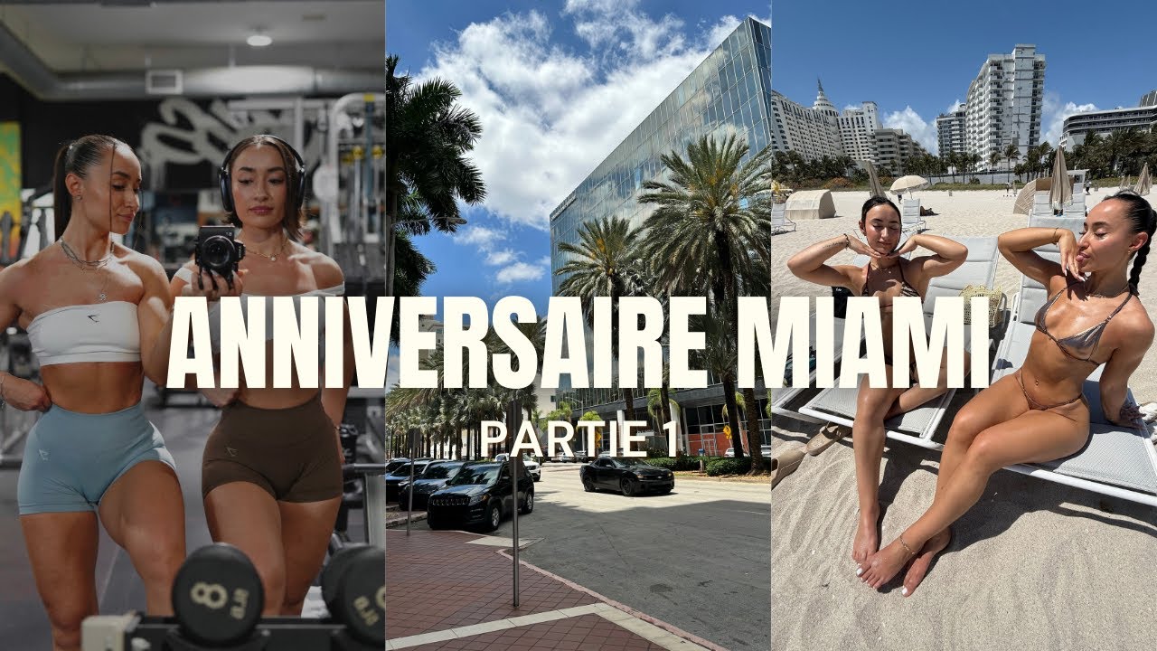 On fête notre anniversaire à Miami - Vlog part 1