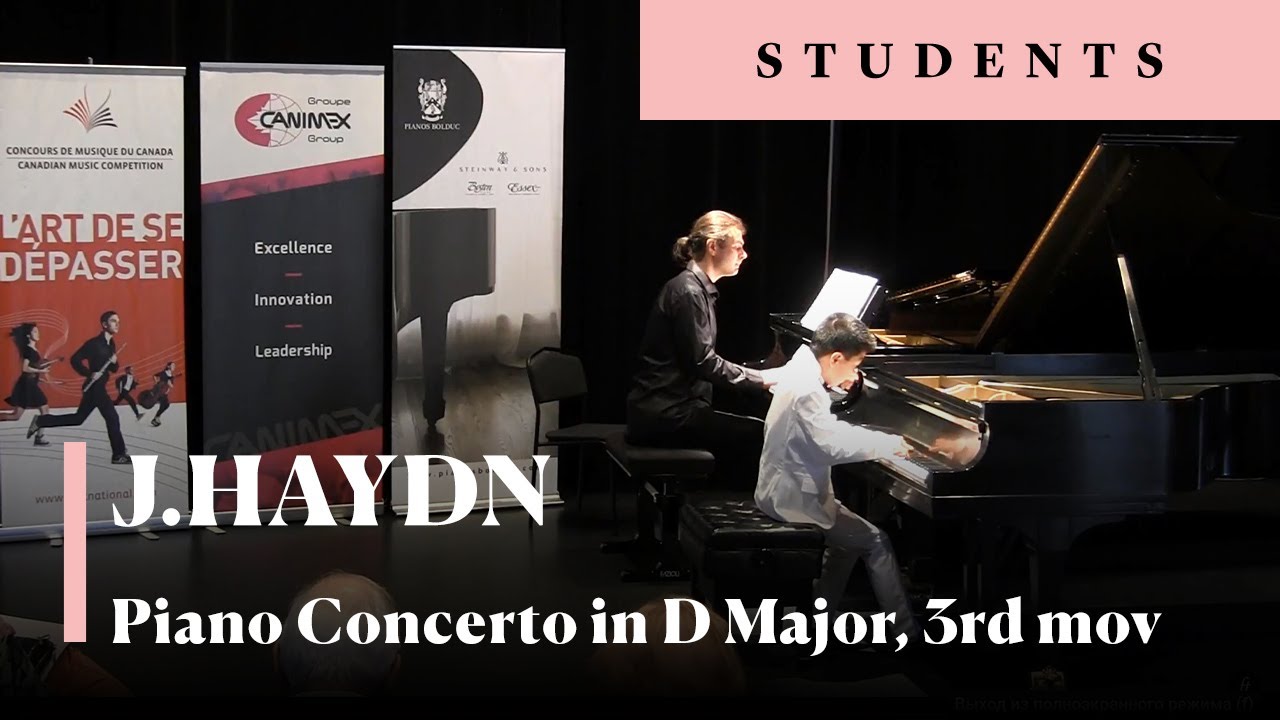 J. Haydn Piano Concerto in D Major, 3rd mov