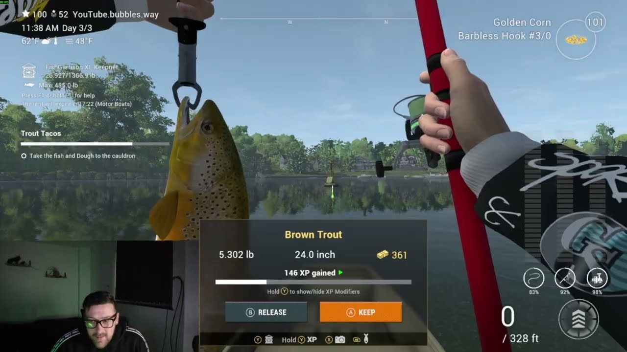 Fishing Planet: тако с форелью на ужин в честь Дня благодарения