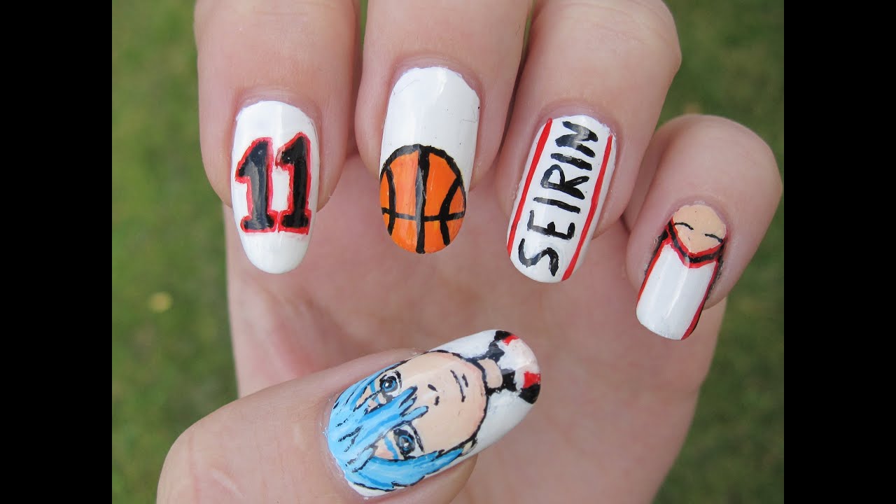 Kuroko no Basket: Kuroko Tetsuya nail art