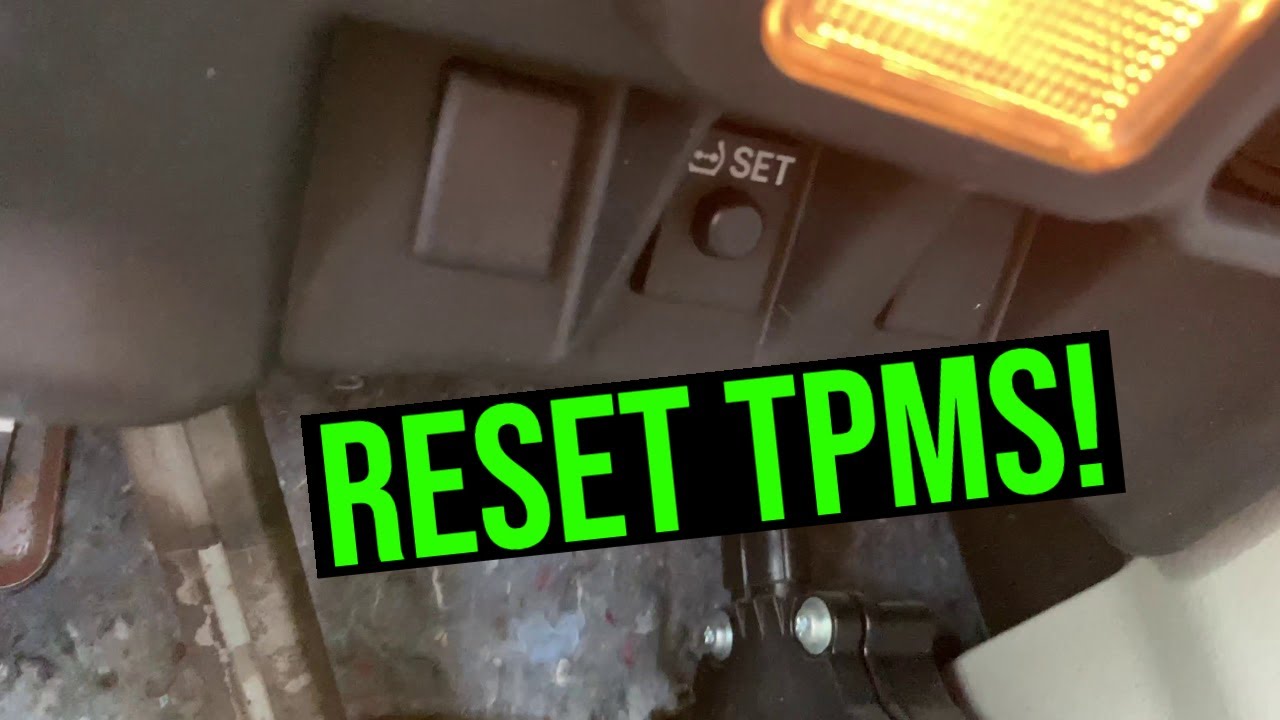 Как сбросить настройки системы TPMS на Lexus RX