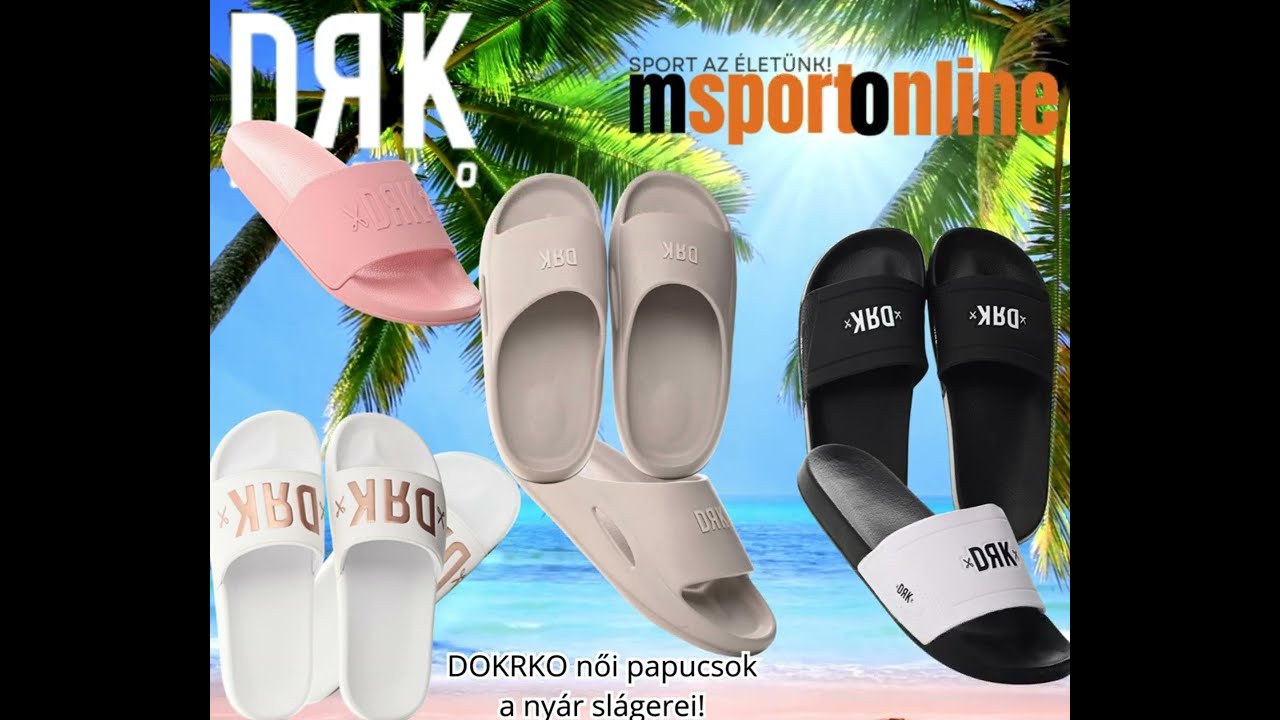DORKO női papucsok a nyár slágerei! 