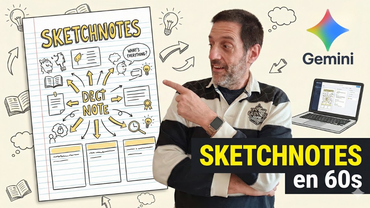 Convierte Cualquier Tema en Visual Thinking  con Gemini en 1 Minuto