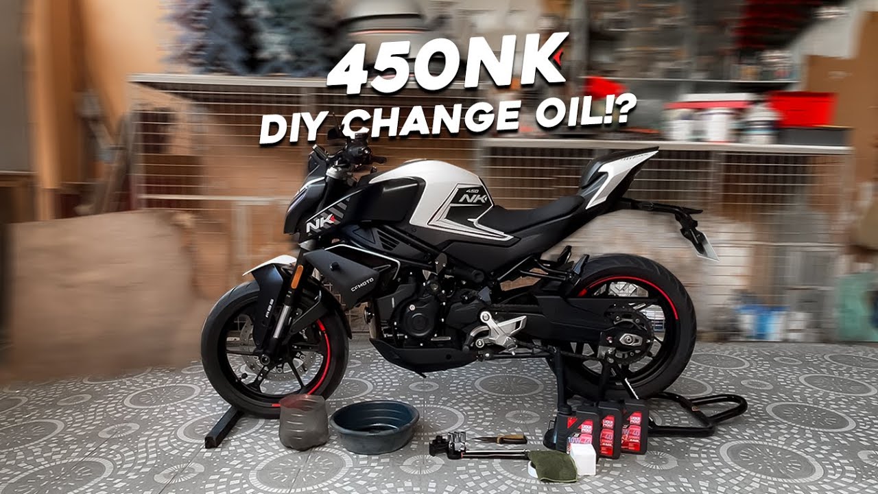 DIY CHANGE OIL CFMOTO 450NK (NASOBRAHAN SA LANGIS!?)