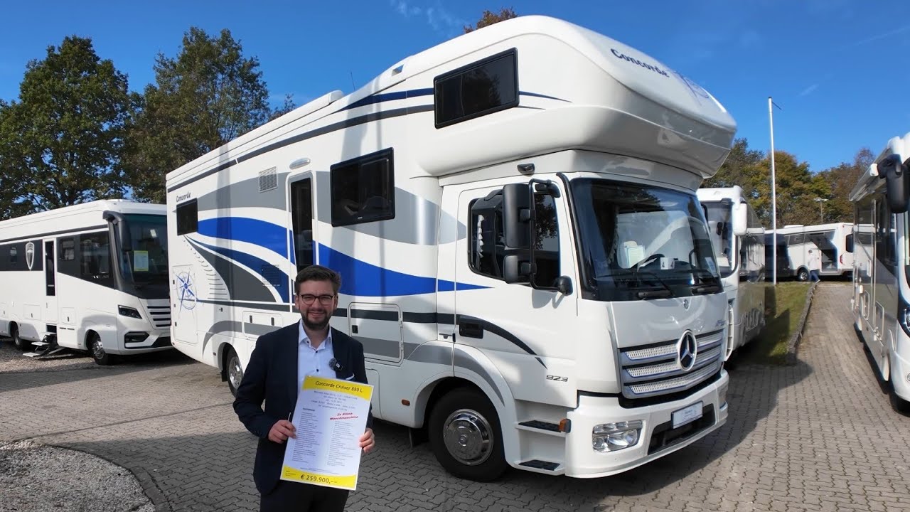50% sparen gegen NEU WOHNMOBIL FAST ZUM HALBEN NEUPREIS Concorde Cruiser 890L sucht Besitzer