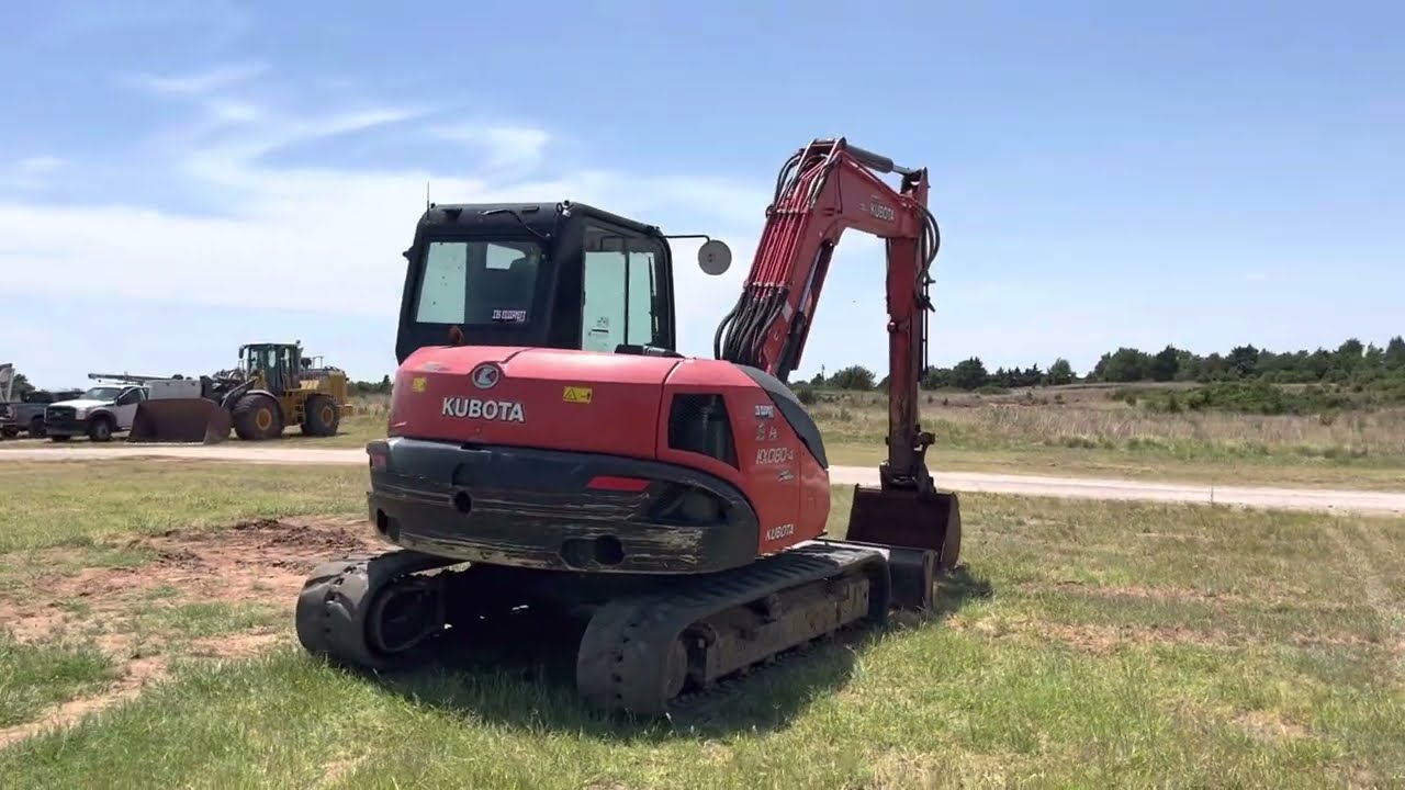 Kubota KX080-4 Super Series Excavator