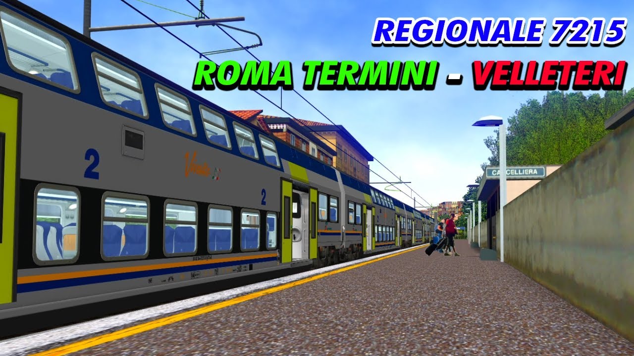 Regionale 7215 Roma Termini - Velleteri - Open Rails #9