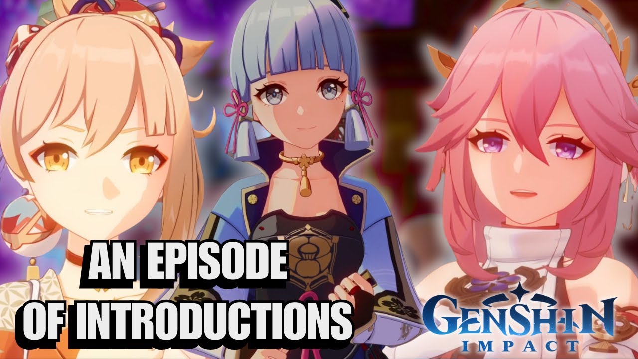 Мы начинаем знакомиться с главными героями Inazuma!