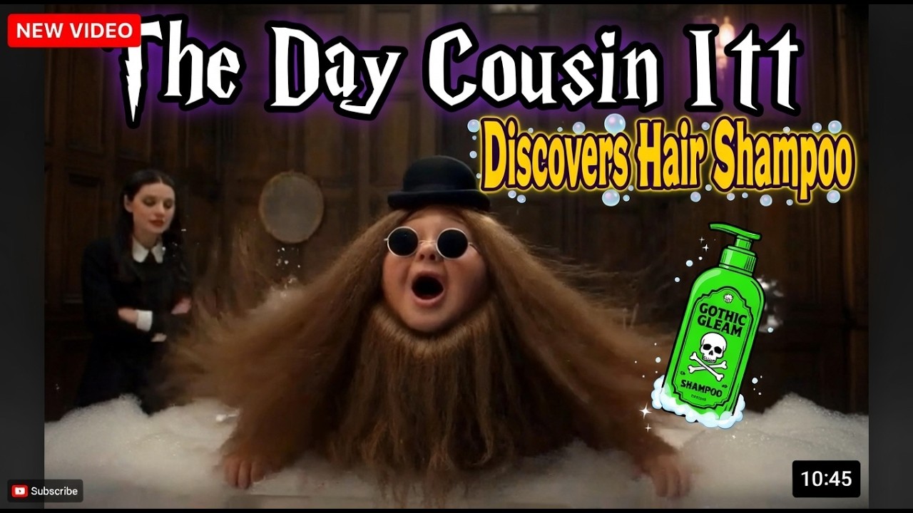 The Day Cousin Itt Discovered Shampoo (addams family parody)