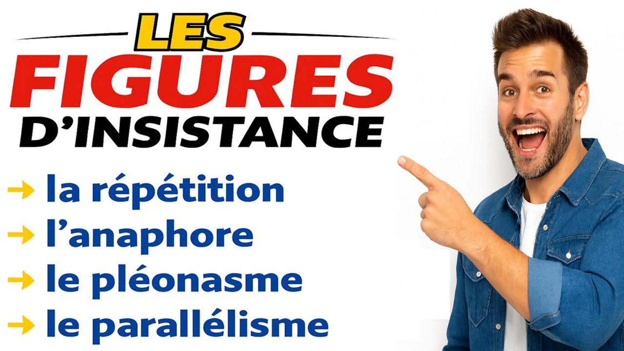 Les figures de style d’insistance en français | Cours + Exercices corrigés