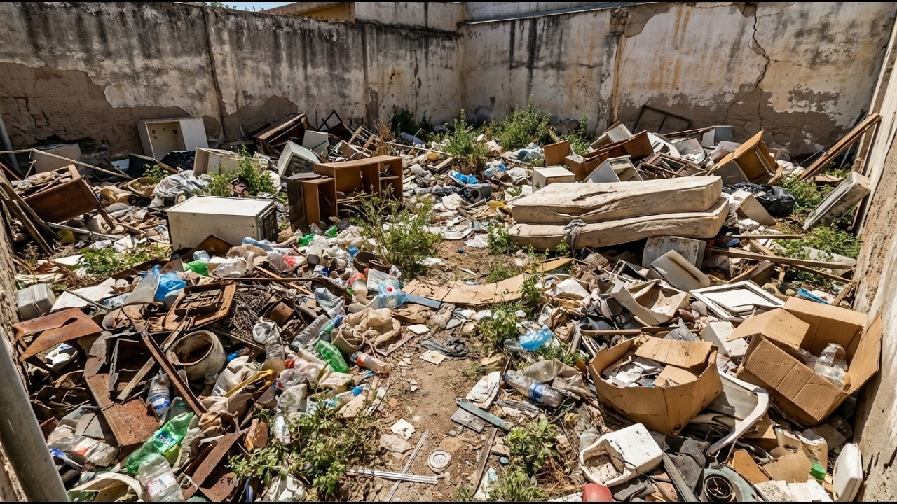 Extreme Trash Backyard Restoration