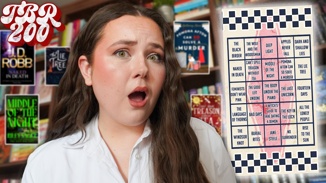 clearing My ENTIRE TBR... with Bingo! 📚 🏁 TBR200 ep16