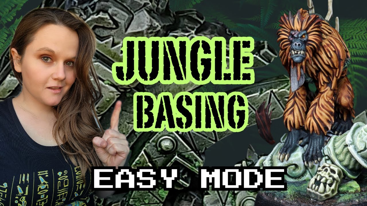 Easy Jungle Basing and Terrain