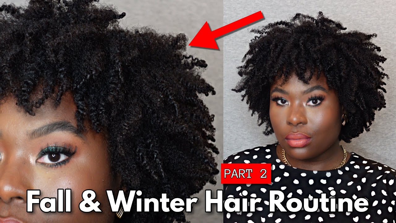 (Part 2) My Current Fall & Winter Routine for EXTRA Moisture + Juicy 4C Curls