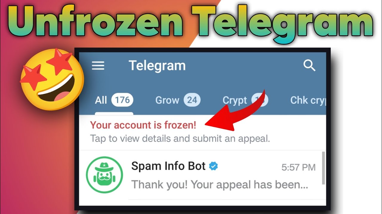 How to unfreeze telegram account | Your account is frozen telegram | Telegram frozen problem