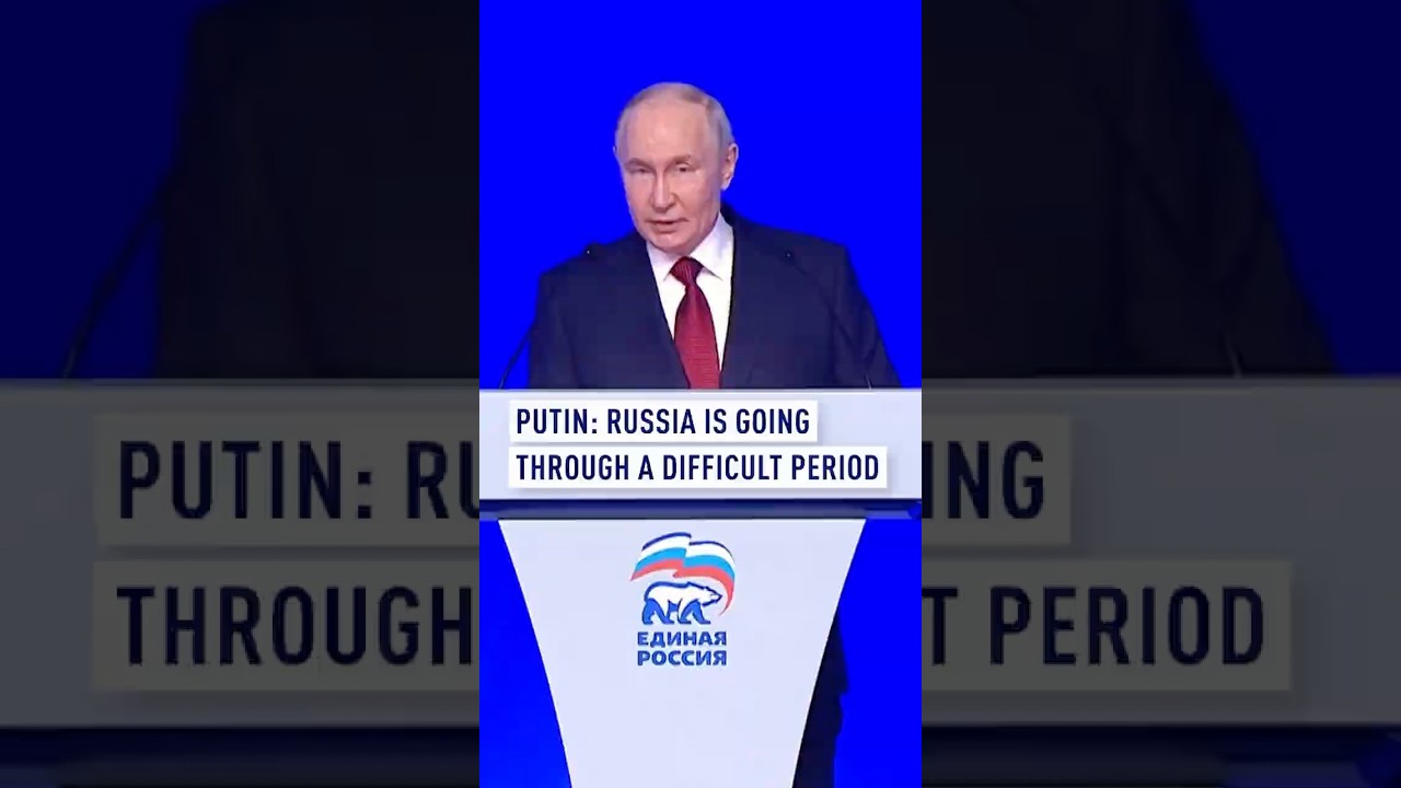 Putin: Russia is going through a difficult period