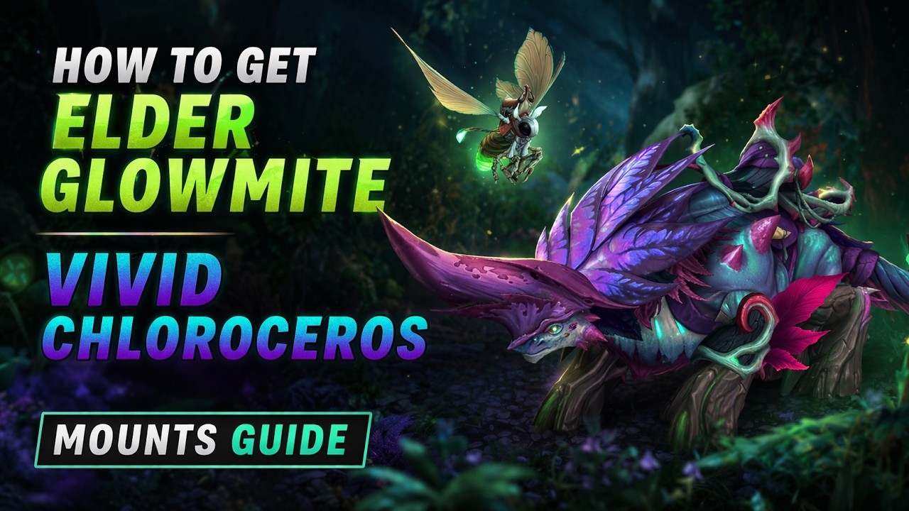 How to Get the NEW Glowmite & Chloroceros Mounts│Midnight