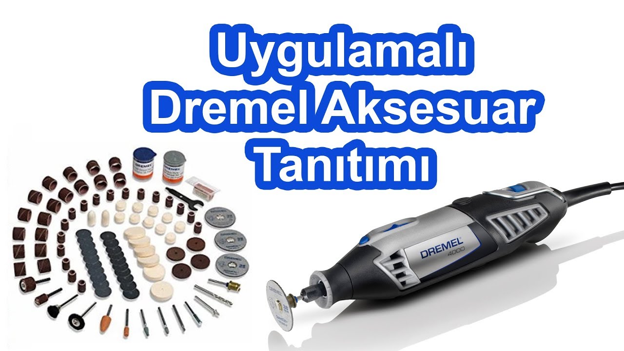 Dremel Aksesuarları Nasıl Kullanılır (Uygulamalı Grav&uuml;r Makinesi Nasıl kullanılır )