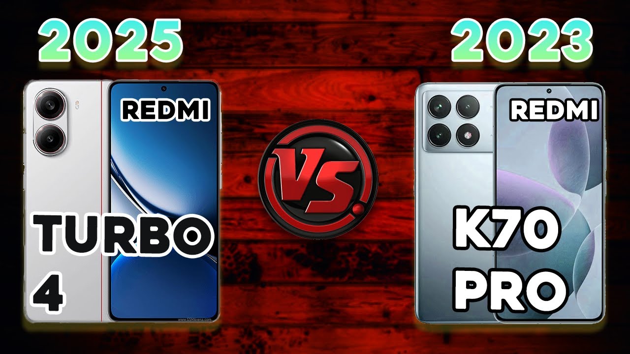 Redmi Turbo 4 vs Redmi K70 Pro : 2025 vs 2023