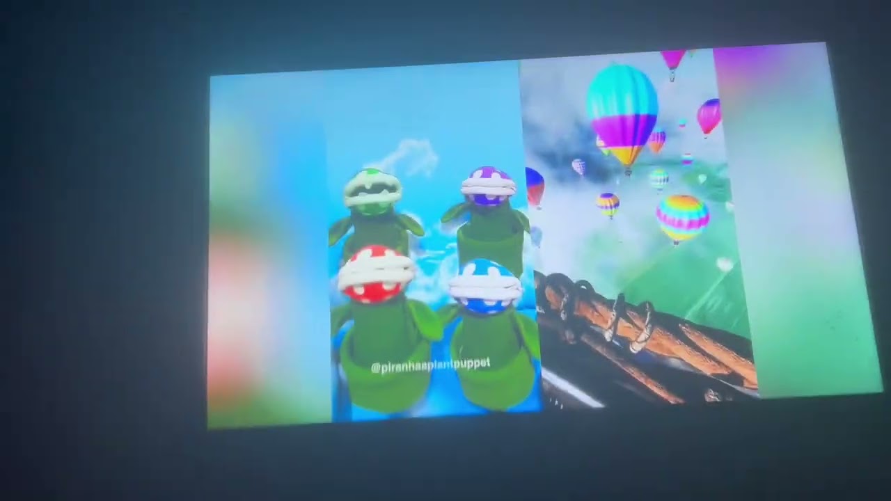 Parranga plants puppets watches the THX logo