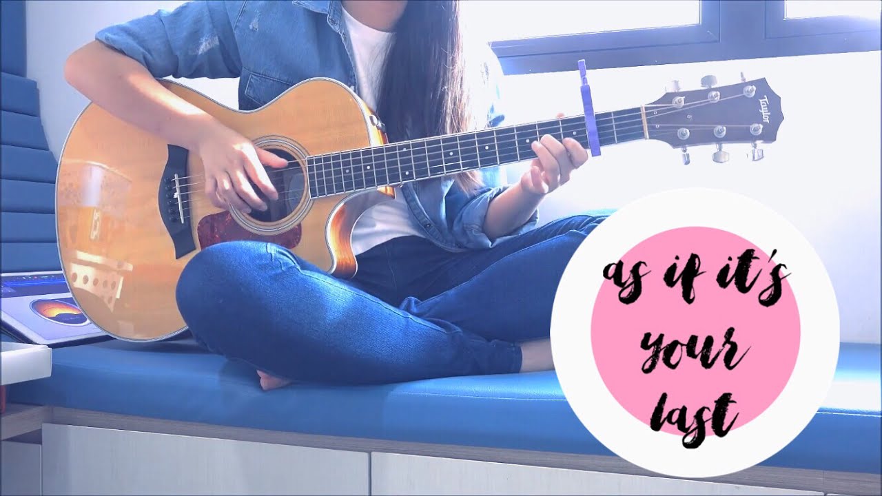 BLACK PINK-마지막처럼(As If It's Your Last)' ,Guitar Cover