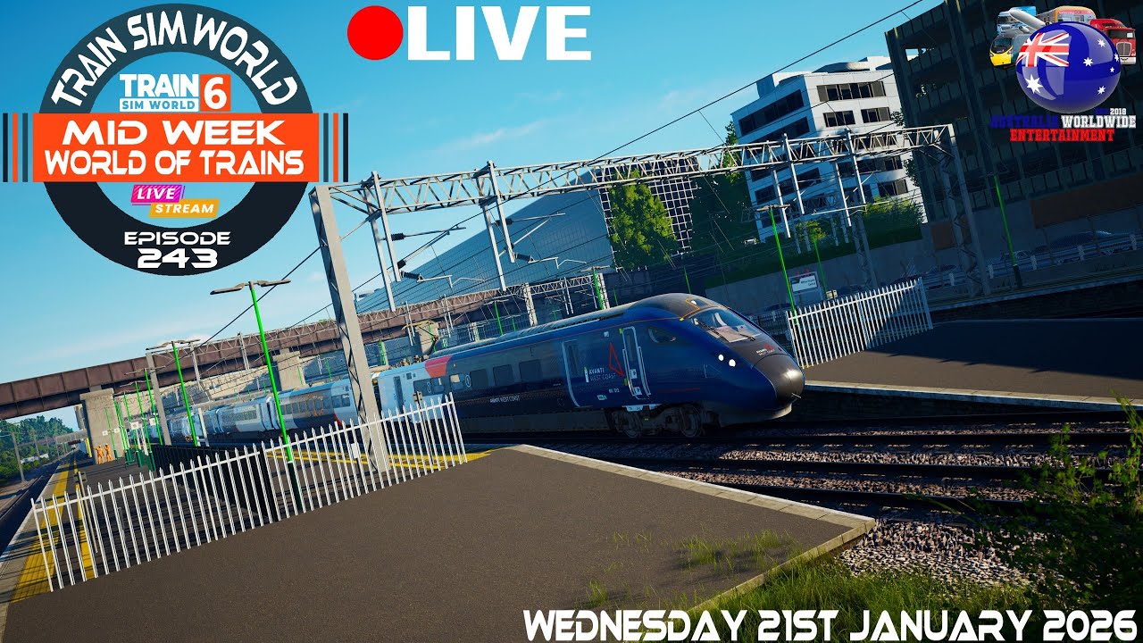 Mid Week World Of Trains Episode 243 Train Sim World 6 🔴LIVE - Wednesday 21st January 2026 #tsw6