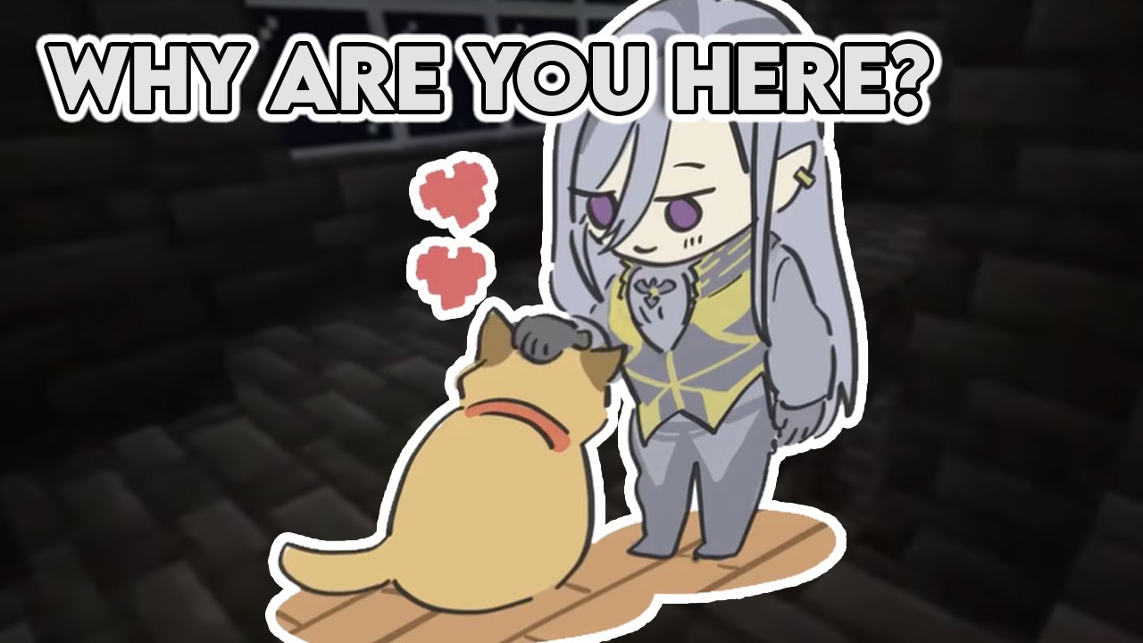 Grandpa Vesper doesn't know why his cat followed him to his tower