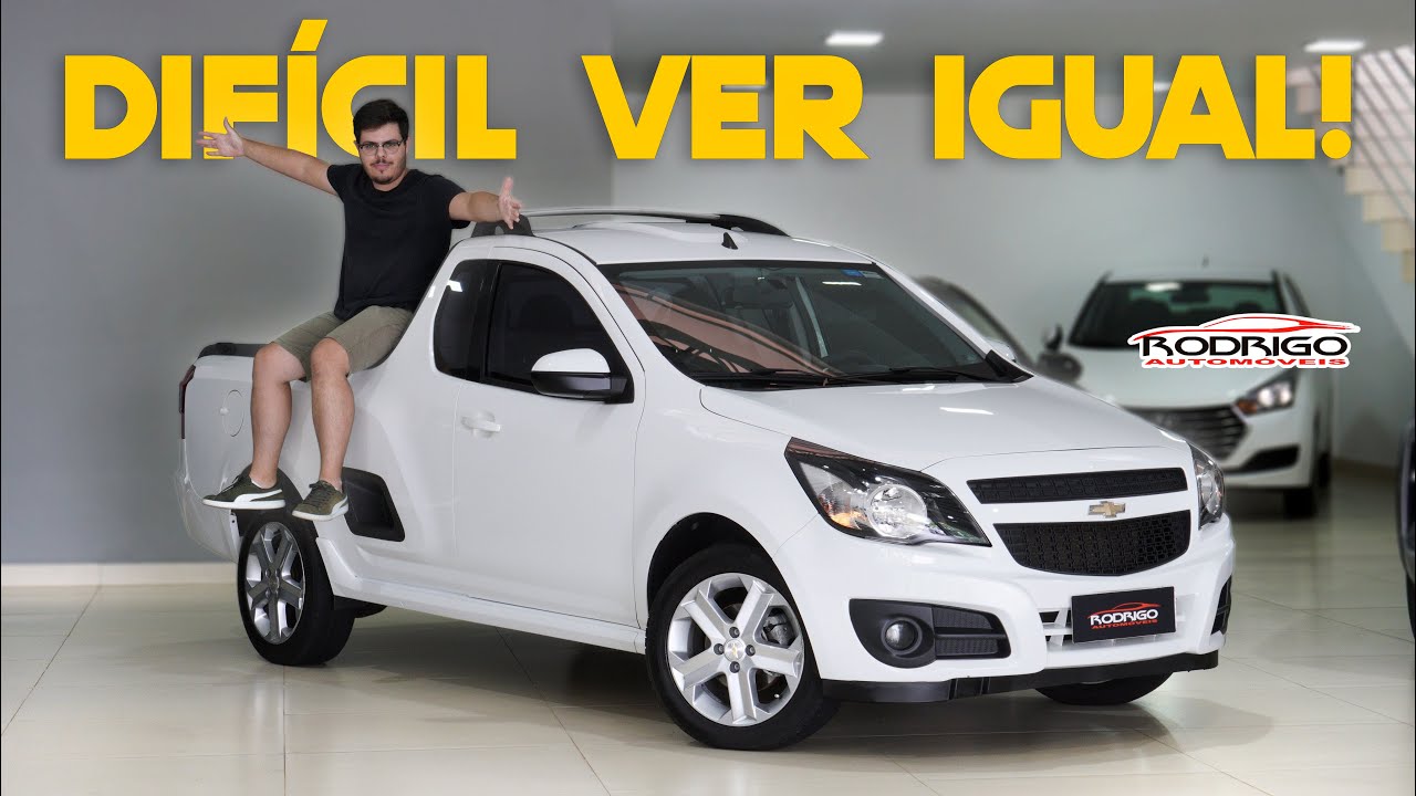RARA Montana Sport 2018, COMPLETONA com PILOTO AUTOMÁTICO e IMPECÁVEL à venda na Rodrigo Automóveis!
