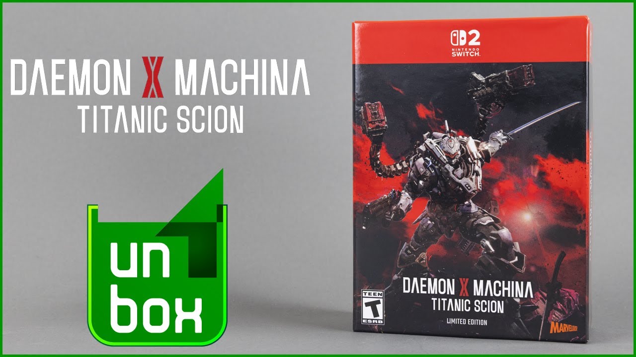 [NS2] Daemon X Machina Titanic Scion Limited Edition unboxing