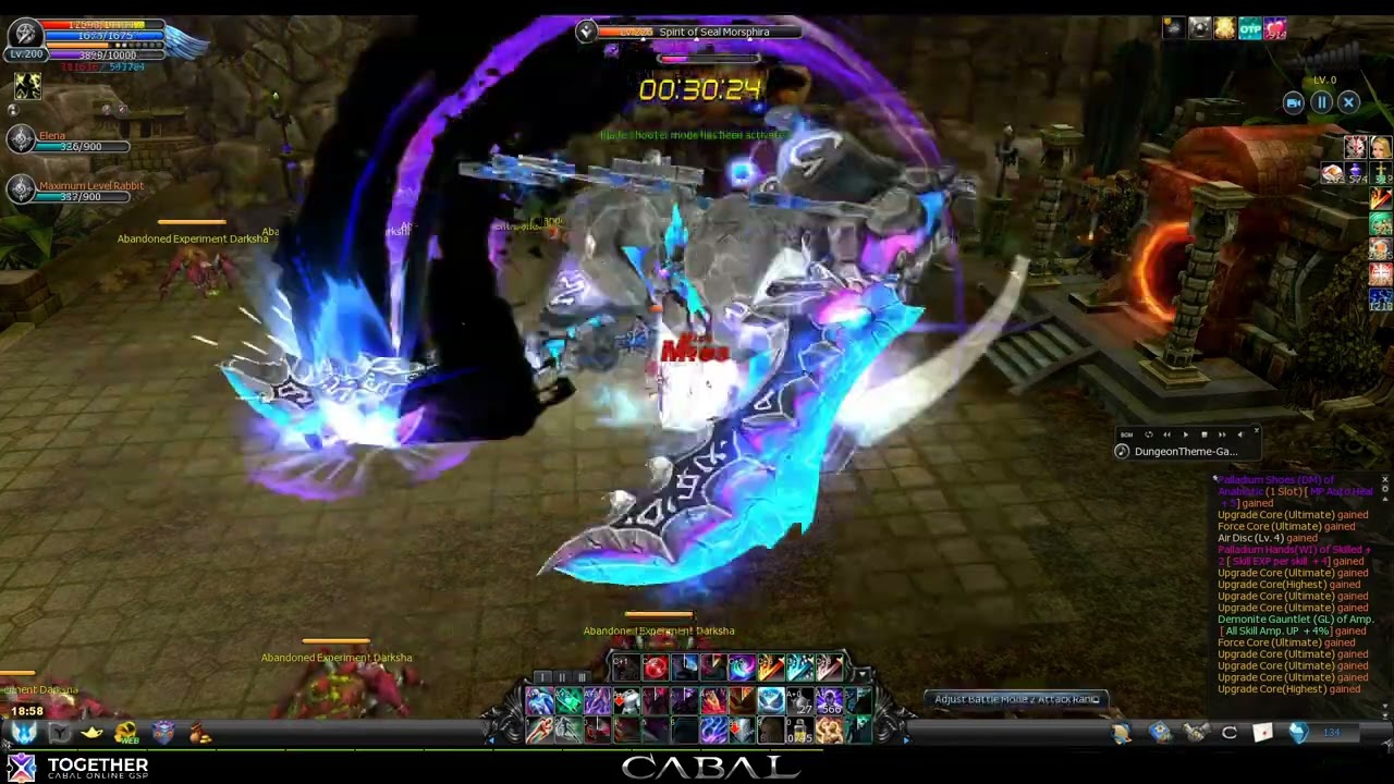 CABAL GSP - EP.30 Force Blader solo Garden Of Dust (GOD)