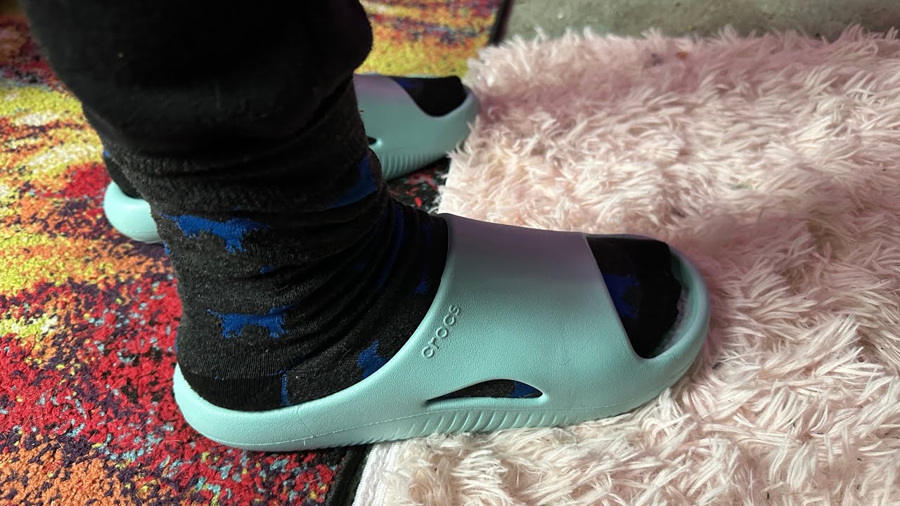 CROC MELLOW SLIDE | COLOR: PURE WATERS