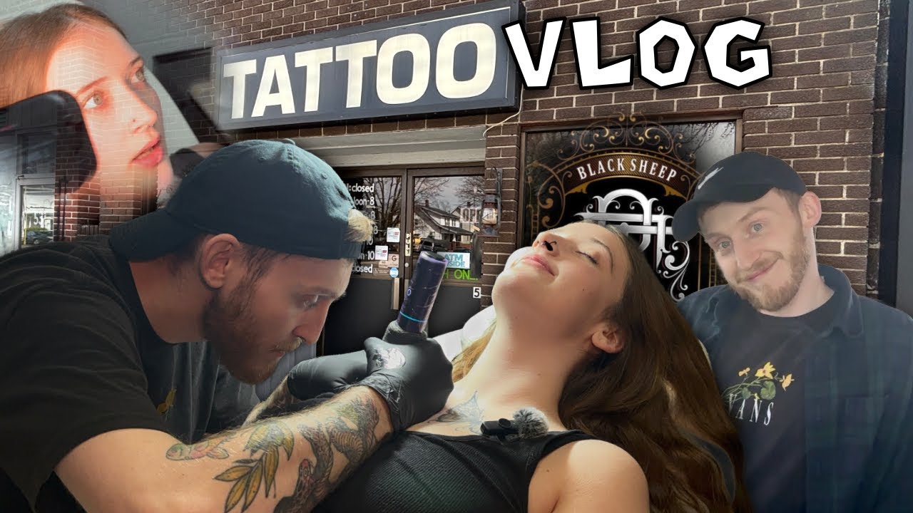 Tattoo Vlog: Lea's Bat (ft. Justin)
