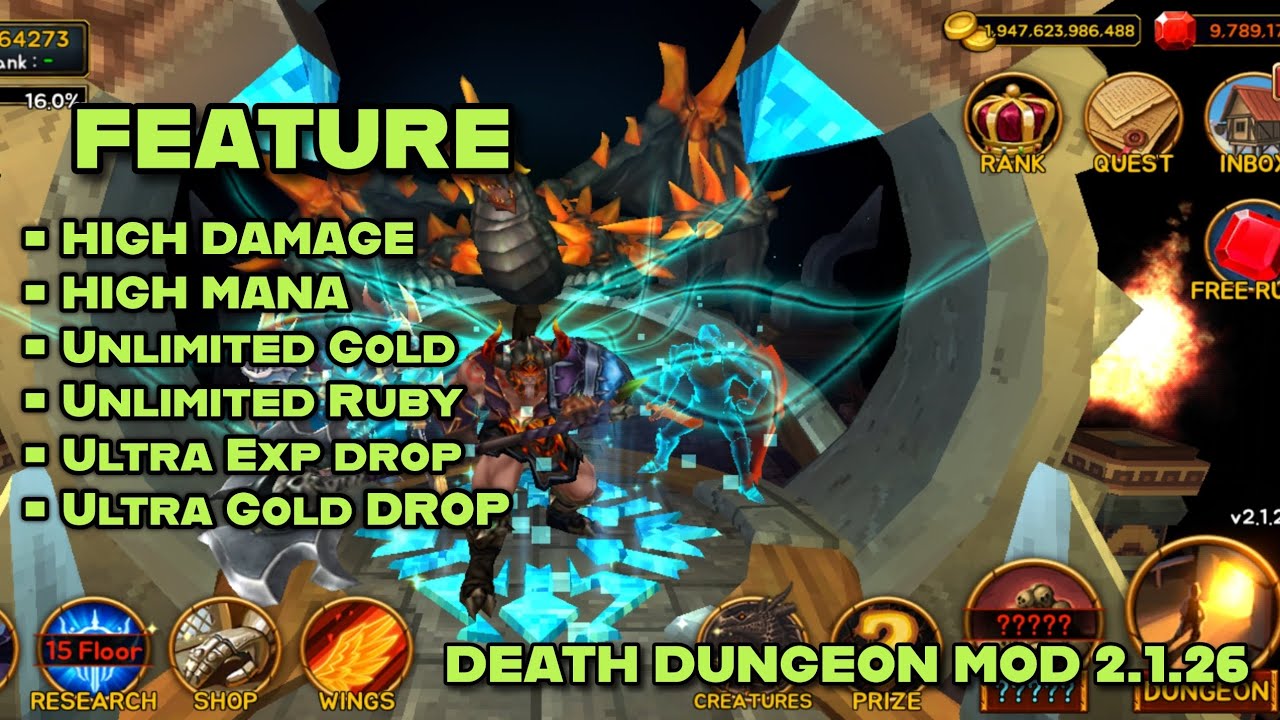 2025 DEATH DUNGEON 2.1.26 MOD | SG MOD