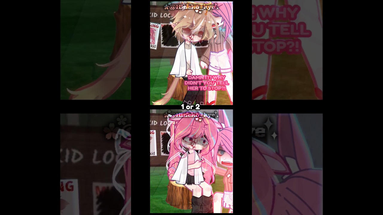 Don't you think we're going to far?🦌1 OR 2#gacha ib@DriagnYune #trend #viralshort #memes