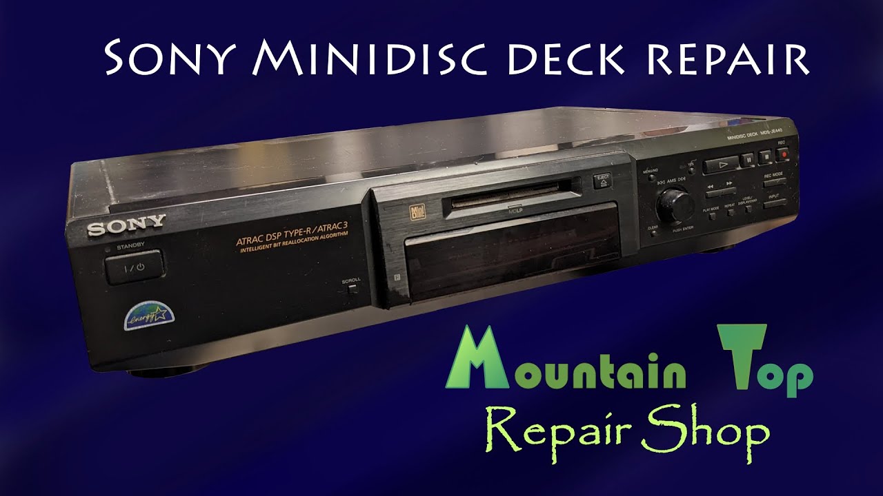 Sony MDS-JE440 MiniDisc Repair - MTRS