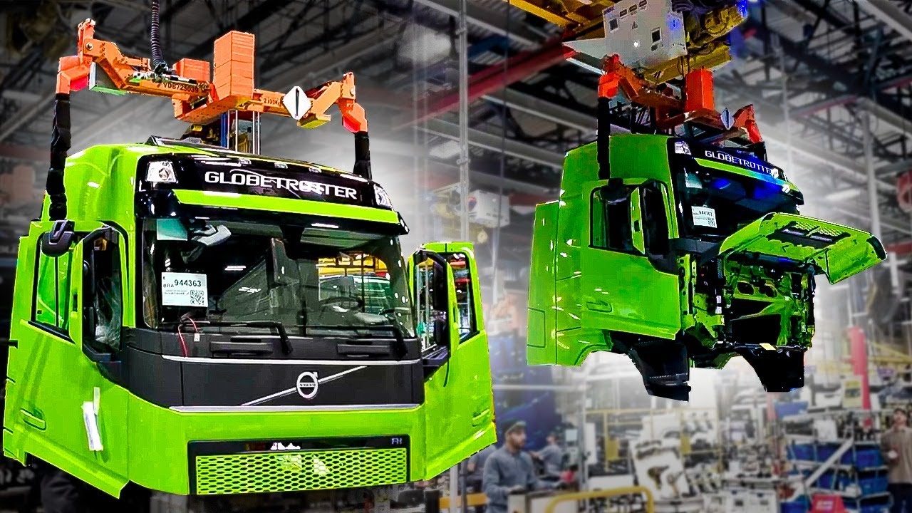 MONTAGEM DO FH VERDE DENTRO DA FÁBRICA DA VOLVO 😍