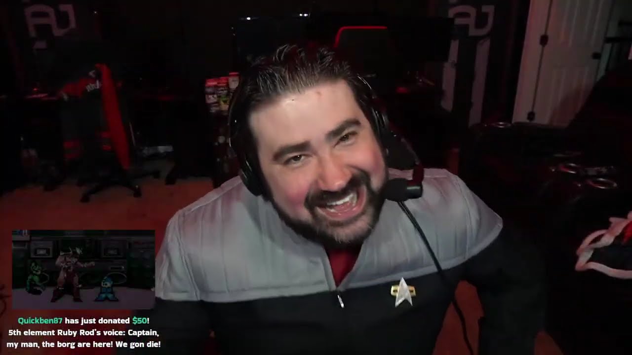 AJ Late Night - 21 Hours in: Captain JOEWAY of the USS VOYAGER vs THE BORG!
