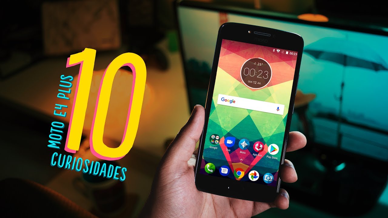 10 curiosidades sobre o MOTO E4 PLUS