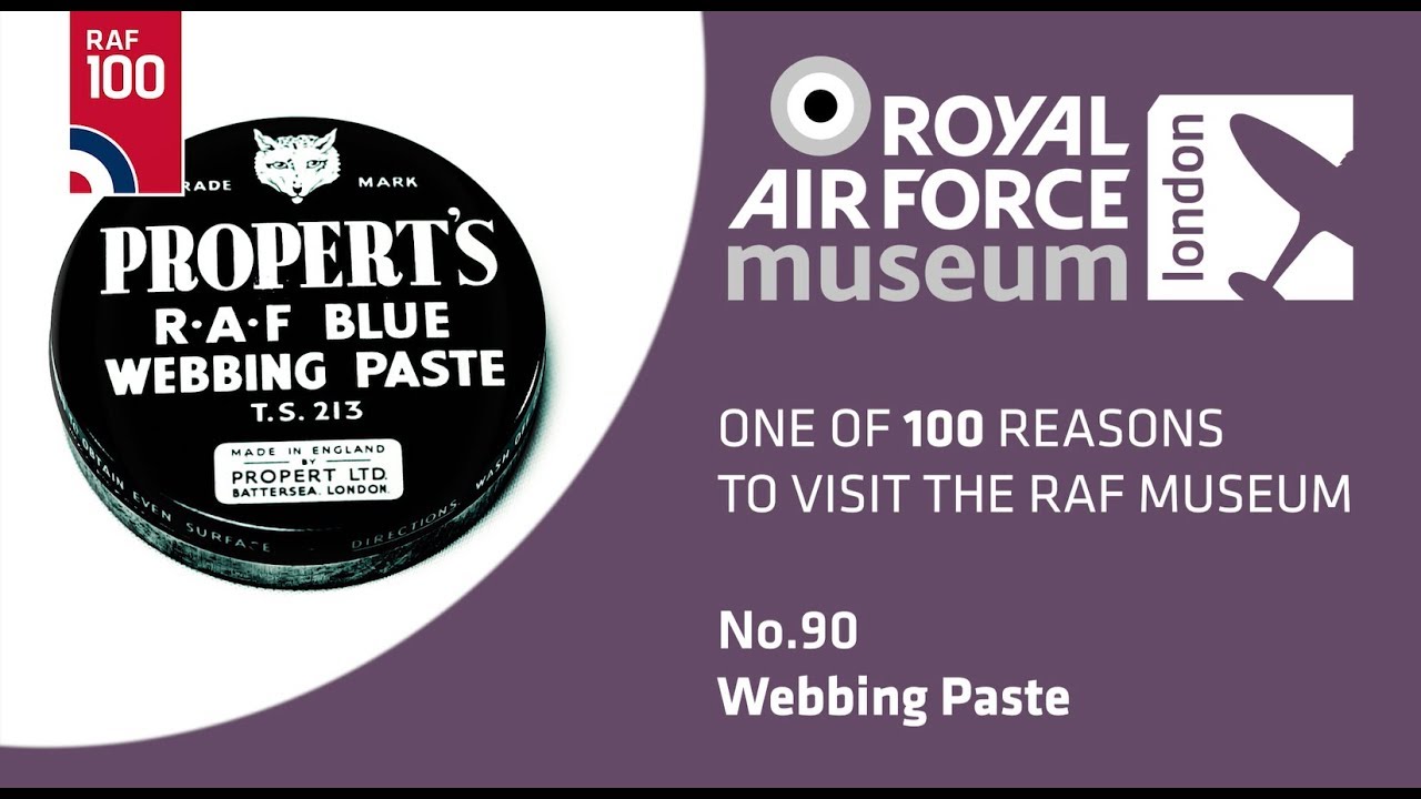 Webbing Paste - one of the 100 reasons to visit the RAF Museum